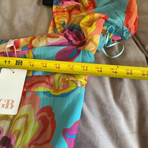 Gianni Bini Floral chiffon Dress - Picture 3 of 6